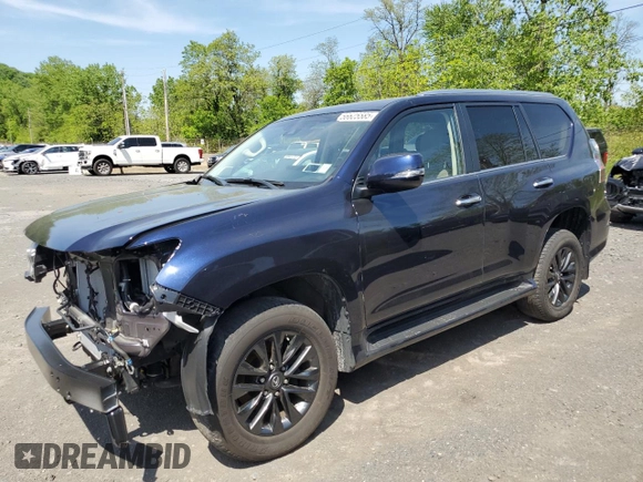 2022 Lexus GX 460 Premium with VIN JTJAM7BX8N5313848, listed as a Copart auction lot 56625585 with 24,423 mi miles and Salvage title. Bid and sale history available at DreamBid. Image 1.