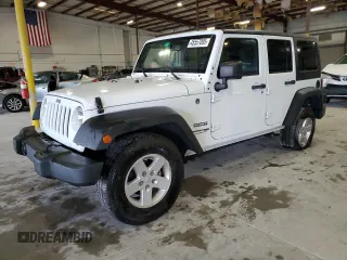 2018 Jeep Wrangler JK Unlimited Sport with VIN 1C4BJWDG7JL814436, listed as a Copart auction lot 45557095 with 67,755 mi miles and Salvage Title. Bid and sale history available at carsss.com. Image 1.