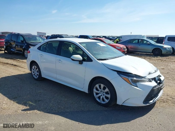 2024 Toyota Corolla Hybrid LE with VIN JTDBCMFE8RJ025908, listed as a IAAI auction lot 41822770 with 16,747 mi miles. Bid and sale history available at carsss.com. Image 1.