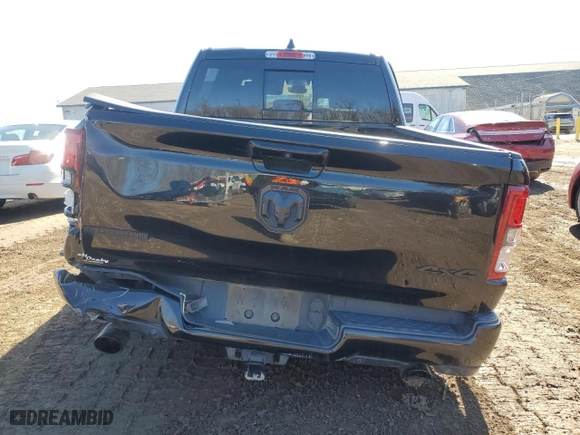 2020 Ram 1500 Big Horn with VIN 1C6SRFFT3LN328739, listed as a Copart auction lot 48977115 with 46,033 mi miles and Salvage Title. Bid and sale history available at carsss.com. Image 6.