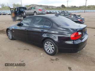 2007 BMW 3 Series 328i with VIN WBAVA33517KX74605, listed as a Copart auction lot 54376065 with 128,773 mi miles and Salvage Title. Bid and sale history available at DreamBid. Image 2.