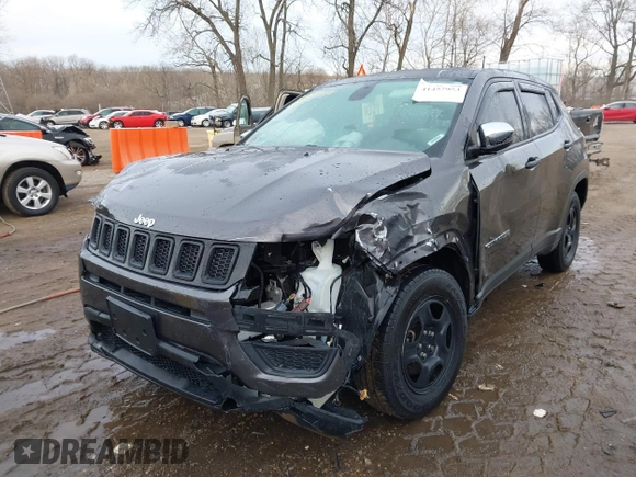 2018 Jeep Compass Sport z VIN 3C4NJCAB6JT251064, wystawiony jako IAAI lot #41457953 z przebiegiem 64 905 mil mil oraz . Historia ofert i sprzedaży dostępna na DreamBid. Obrazek 6.