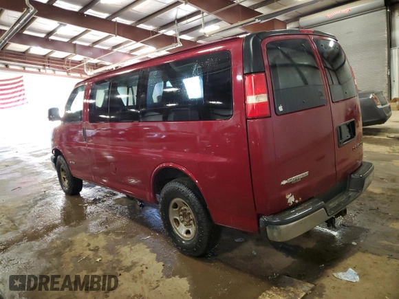 2006 Chevrolet Express Passenger z VIN 1GAHG35U961272036, wystawiony jako Copart lot #43362255 z przebiegiem 214 994 mil mil oraz Czysty tytuł • Clean title. Historia ofert i sprzedaży dostępna na DreamBid. Obrazek 2.