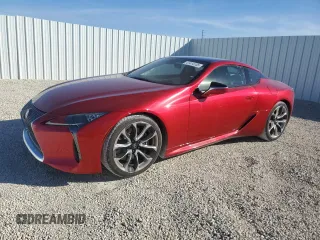 2018 Lexus LC with VIN JTHHP5AY8JA003187, listed as a Copart auction lot 41414105 with 17,655 mi miles and Non Repairable. Bid and sale history available at carsss.com. Image 1.
