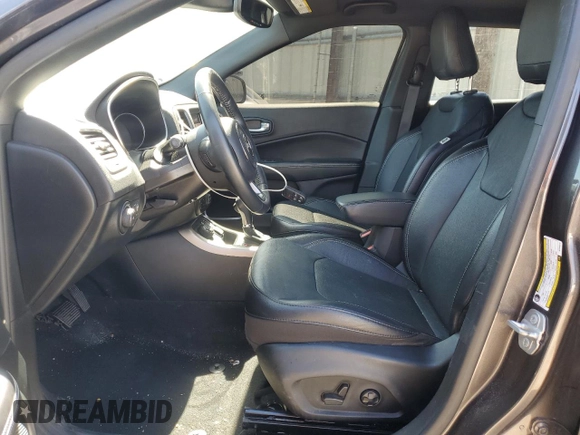 2021 Jeep Compass 80th Anniversary with VIN 3C4NJDEB1MT550319, listed as a Copart auction lot 52038445 with 28,461 mi miles and Salvage title. Bid and sale history available at DreamBid. Image 7.