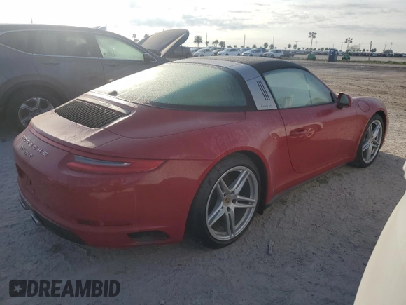 2017 Porsche 911 4 with VIN WP0BA2A99HS132236, listed as a Copart auction lot 76339244 with 0 mi miles and Non Repairable. Bid and sale history available at carsss.com. Image 3.