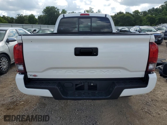 2021 Toyota Tacoma SR with VIN 3TYRX5GN2MT032229, listed as a Copart auction lot 59392875 with 28,281 mi miles and Salvage title. Bid and sale history available at DreamBid. Image 6.