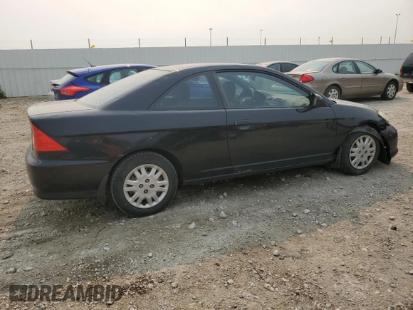 2004 Honda Civic LX with VIN 1HGEM225X4L805802, listed as a Copart auction lot 63594824 with 331,988 mi miles and Salvage Title. Bid and sale history available at DreamBid. Image 3.