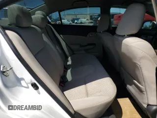 2015 Honda Civic Sedan LX with VIN 19XFB2F54FE214704, listed as a Copart auction lot 52505895 with 110,497 mi miles and Salvage Title. Bid and sale history available at carsss.com. Image 10.