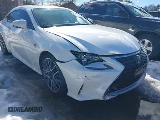 2016 Lexus RC with VIN JTHSE5BC5G5006662, listed as a IAAI auction lot 41665715 with 51,378 mi miles. Bid and sale history available at carsss.com. Image 6.