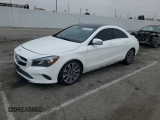 2018 Mercedes-Benz CLA 250 with VIN WDDSJ4EB3JN678002, listed as a Copart auction lot 54000525 with 116,369 mi miles and Salvage Title. Bid and sale history available at DreamBid. Image 1.