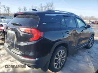 2018 GMC Terrain SLT with VIN 3GKALVEX4JL297975, listed as a Copart auction lot 44896245 with 92,740 mi miles and Salvage Title. Bid and sale history available at DreamBid. Image 3.