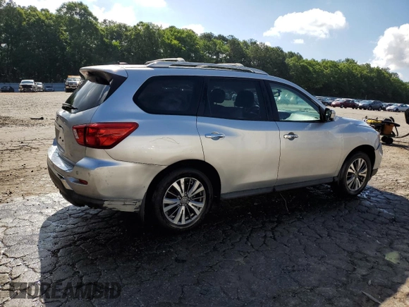 2017 Nissan Pathfinder SV z VIN 5N1DR2MN9HC909191, wystawiony jako Copart lot #56389135 z przebiegiem 95 101 mil mil oraz Szkoda całkowita • Salvage title. Historia ofert i sprzedaży dostępna na DreamBid. Obrazek 3.