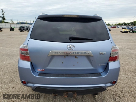 2010 Toyota Highlander Limited with VIN JTEJW3EH7A2044887, listed as a Copart auction lot 63228525 with 275,000 mi miles and Clean title. Bid and sale history available at DreamBid. Image 6.