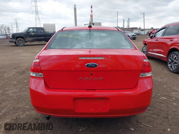 2008 Ford Focus S with VIN 1FAHP34N88W131777, listed as a IAAI auction lot 41942126 with 145,708 mi miles. Bid and sale history available at carsss.com. Image 16.