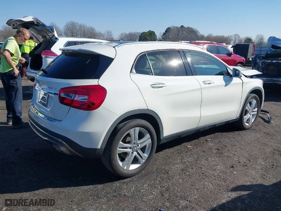 2016 Mercedes-Benz GLA with VIN WDCTG4GB8GJ217818, listed as a IAAI auction lot 41392172 with 121,985 mi miles. Bid and sale history available at carsss.com. Image 4.