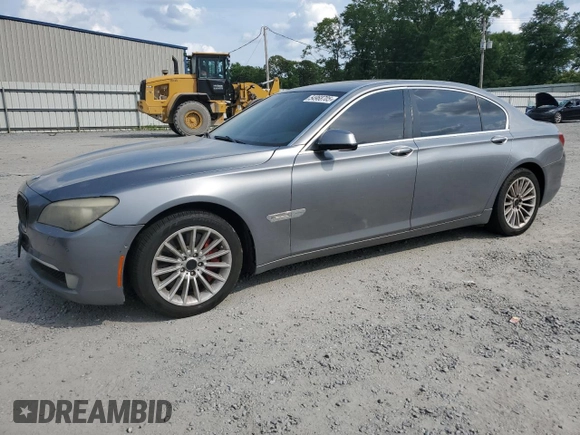 2009 BMW 7 Series 750Li with VIN WBAKB83589CY58639, listed as a Copart auction lot 54968705 with 211,516 mi miles and Clean Title. Bid and sale history available at DreamBid. Image 2.