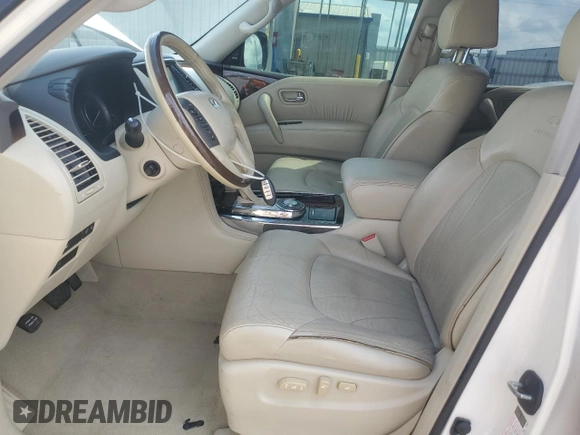 2014 Infiniti QX80 with VIN JN8AZ2NF2E9552173, listed as a Copart auction lot 54492725 with 162,125 mi miles and Salvage title. Bid and sale history available at DreamBid. Image 7.