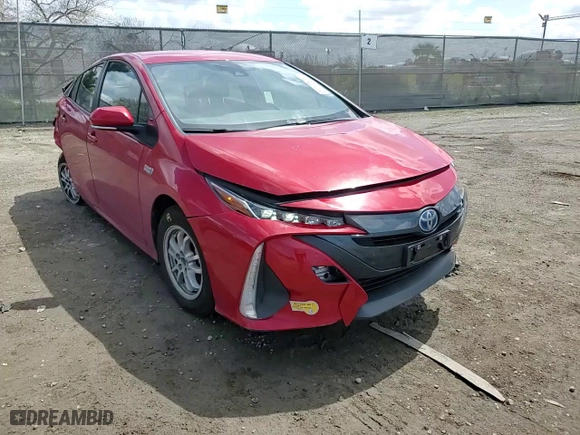 2022 Toyota Prius Prime LE with VIN JTDKAMFP7N3220095, listed as a Copart auction lot 51100625 with 52,411 mi miles and Salvage Title. Bid and sale history available at carsss.com. Image 12.