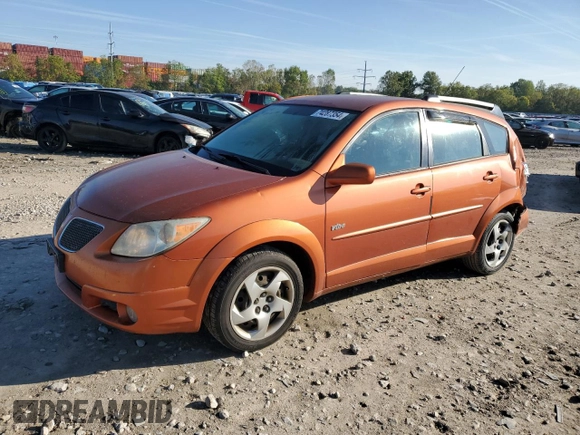 2005 Pontiac Vibe with VIN 5Y2SL63805Z463084, listed as a Copart auction lot 74287354 with 196,909 mi miles and Salvage Title. Bid and sale history available at carsss.com. Image 1.