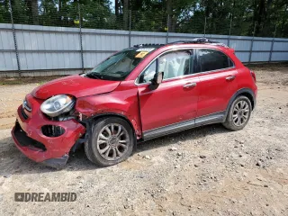 2016 FIAT 500X Lounge with VIN ZFBCFXDT8GP352241, listed as a Copart auction lot 60267235 with Not provided miles and Salvage title. Bid and sale history available at DreamBid. Image 1.