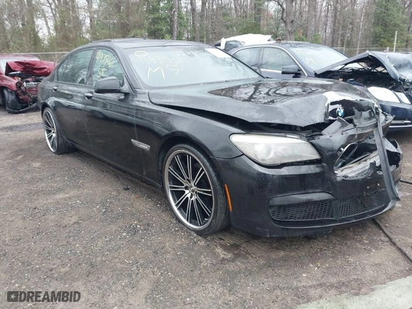 2011 BMW 7 Series 740Li with VIN WBAKB4C51BC574199, listed as a IAAI auction lot 41935661 with 149,404 mi miles. Bid and sale history available at carsss.com. Image 1.