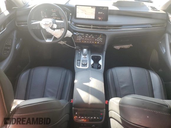 2023 Infiniti QX60 Sensory with VIN 5N1DL1GS2PC345895, listed as a Copart auction lot 53189265 with 25,865 mi miles and Salvage title. Bid and sale history available at DreamBid. Image 8.