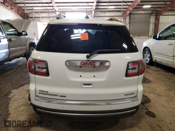 2017 GMC Acadia Limited z VIN 1GKKVSKD8HJ185835, wystawiony jako Copart lot #49354345 z przebiegiem Nie podano mil oraz Czysty tytuł • Clean title. Historia ofert i sprzedaży dostępna na DreamBid. Obrazek 6.