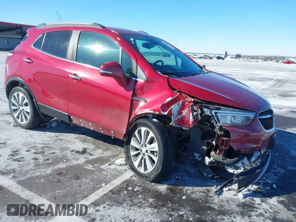 2018 Buick Encore Preferred with VIN KL4CJASB1JB624565, listed as a IAAI auction lot 41642440 with 89,419 mi miles and . Bid and sale history available at DreamBid. Image 1.
