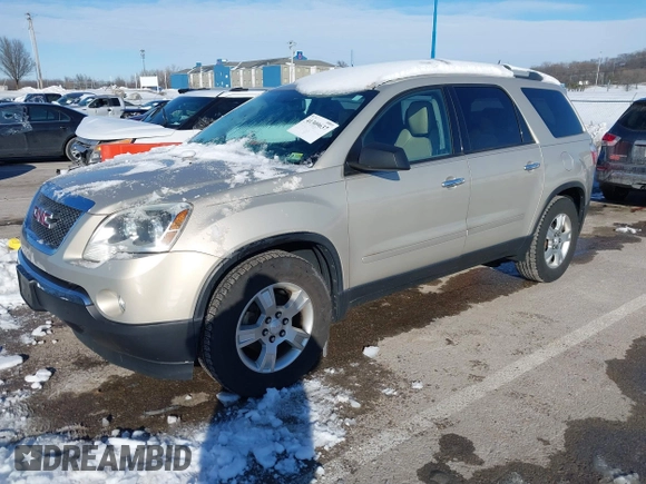 2012 GMC Acadia SLE with VIN 1GKKRPED9CJ342021, listed as a IAAI auction lot 41309637 with 212,183 mi miles and . Bid and sale history available at DreamBid. Image 2.