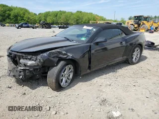 2015 Chevrolet Camaro LT z VIN 2G1FD3D34F9281344, wystawiony jako Copart lot #55484455 z przebiegiem 136 899 mil mil oraz Szkoda całkowita • Salvage title. Historia ofert i sprzedaży dostępna na DreamBid. Obrazek 1.