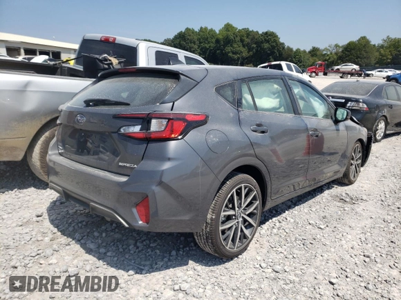 2024 Subaru Impreza Sport with VIN JF1GUAFC1R8352065, listed as a Copart auction lot 69007944 with 7,395 mi miles and Salvage Title. Bid and sale history available at carsss.com. Image 3.