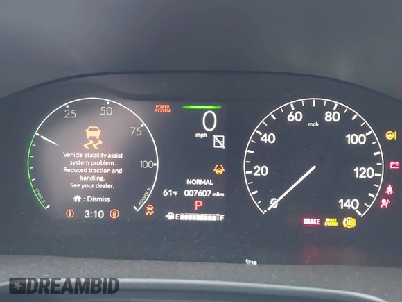 2024 Honda CR-V Sport-L with VIN 7FARS5H89RE001224, listed as a IAAI auction lot 41558506 with 7,607 mi miles and . Bid and sale history available at DreamBid. Image 7.