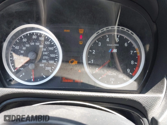 2010 BMW M3 with VIN WBSWD9C55AP362627, listed as a IAAI auction lot 42458127 with 106,989 mi miles and . Bid and sale history available at DreamBid. Image 7.