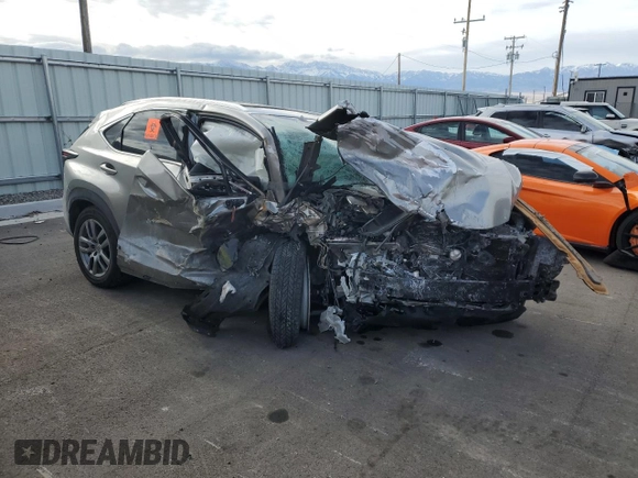 2015 Lexus NX 300h with VIN JTJBJRBZ4F2020395, listed as a Copart auction lot 43951295 with Not provided miles and Salvage title. Bid and sale history available at DreamBid. Image 4.