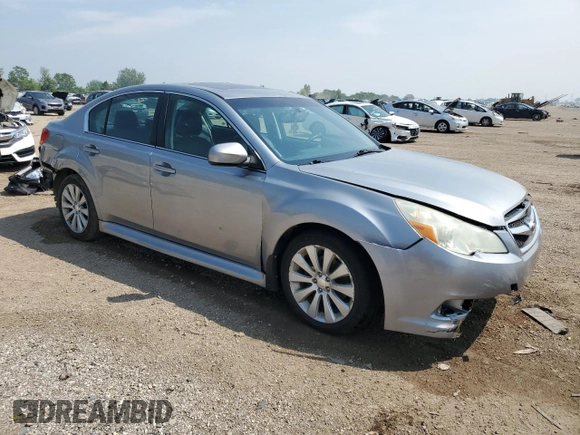 2011 Subaru Legacy Limited Power Moon with VIN 4S3BMBL65B3228070, listed as a Copart auction lot 59597005 with 141,170 mi miles and Salvage title. Bid and sale history available at DreamBid. Image 4.