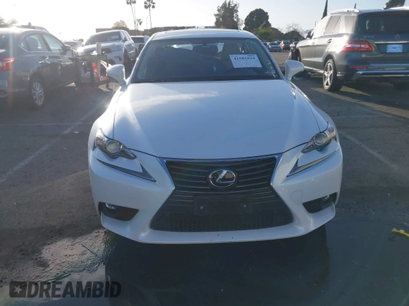 2016 Lexus IS with VIN JTHBE1D29G5028225, listed as a IAAI auction lot 41581934 with 35,602 mi miles. Bid and sale history available at carsss.com. Image 13.