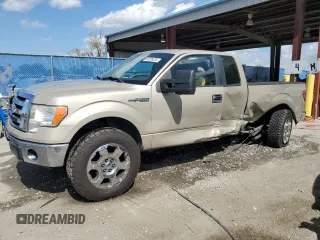 2009 Ford F-150 XLT with VIN 1FTRX12V09FB21669, listed as a Copart auction lot 45289225 with 104,854 mi miles and Salvage title. Bid and sale history available at DreamBid. Image 1.