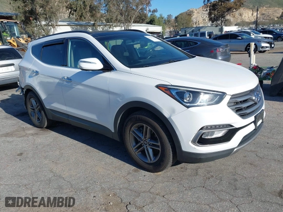 2018 Hyundai Santa Fe Sport 2.4L with VIN 5NMZU3LB2JH081692, listed as a IAAI auction lot 41825234 with 87,830 mi miles. Bid and sale history available at carsss.com. Image 1.