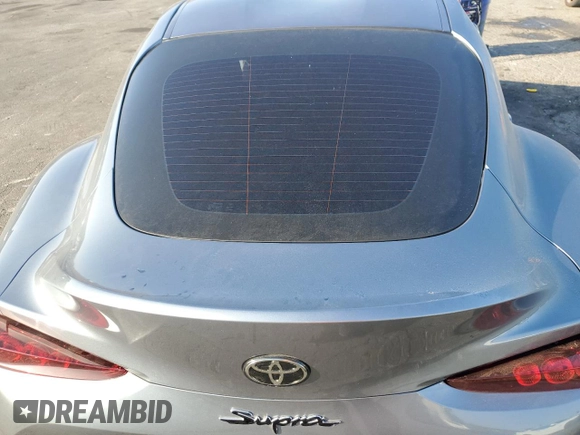 2021 Toyota GR Supra 3.0 with VIN WZ1DB0C04MW038391, listed as a Copart auction lot 83372814 with 0 mi miles and Salvage Title. Bid and sale history available at carsss.com. Image 11.