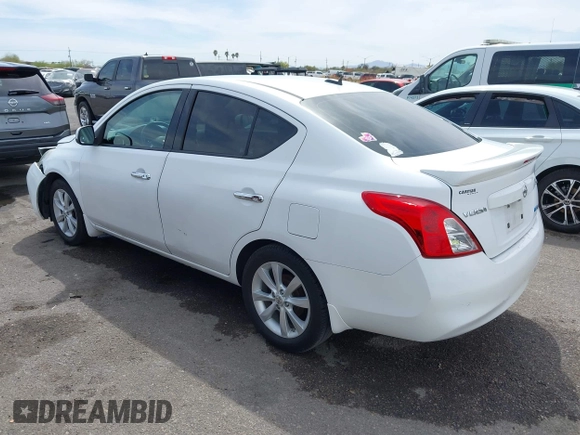 2014 Nissan Versa S Plus with VIN 3N1CN7AP8EL856145, listed as a IAAI auction lot 41896221 with 36,721 mi miles. Bid and sale history available at carsss.com. Image 3.