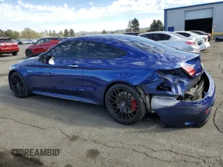 2017 Mercedes-Benz C 63 S AMG with VIN WDDWJ8HB4HF369941, listed as a Copart auction lot 77684344 with 76,231 mi miles and Salvage Title. Bid and sale history available at carsss.com. Image 2.
