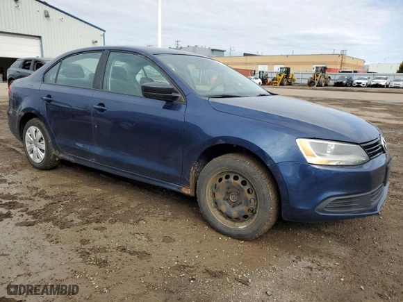 2012 Volkswagen Jetta Sedan S with VIN 3VW1K7AJ4CM348476, listed as a Copart auction lot 53036405 with 234,510 mi miles and Clean Title. Bid and sale history available at carsss.com. Image 4.