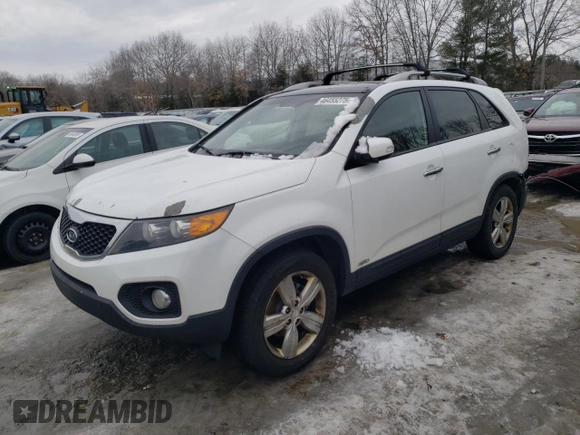 2013 Kia Sorento EX with VIN 5XYKUDA23DG374347, listed as a Copart auction lot 46455275 with 170,013 mi miles and Clean Title. Bid and sale history available at carsss.com. Image 1.