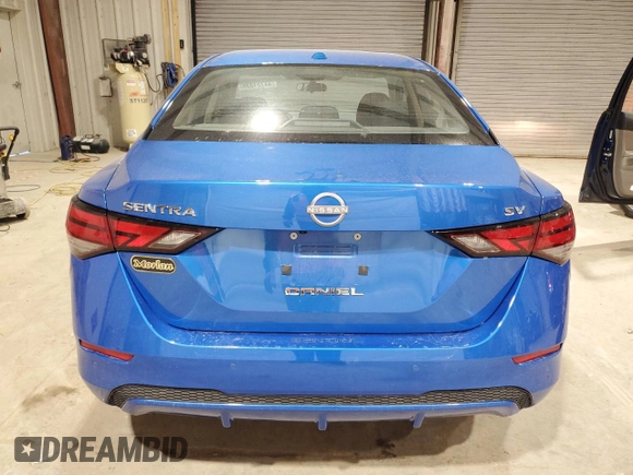 2024 Nissan Sentra SV with VIN 3N1AB8CV2RY267862, listed as a Copart auction lot 44721235 with 21,506 mi miles and Salvage Title. Bid and sale history available at carsss.com. Image 6.