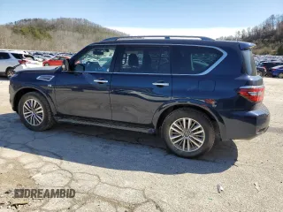 2022 Nissan Armada SL with VIN JN8AY2BD4N9676791, listed as a Copart auction lot 48520835 with 44,075 mi miles and Salvage Title. Bid and sale history available at carsss.com. Image 2.
