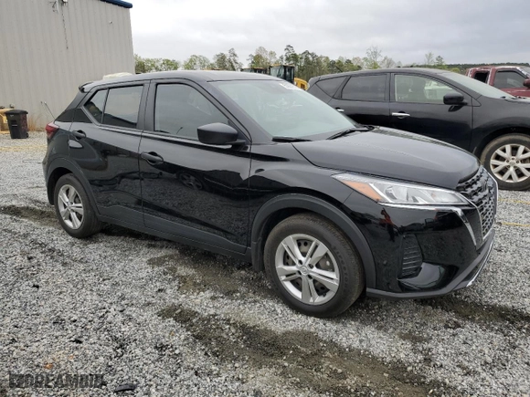2023 Nissan Kicks S with VIN 3N1CP5BV3PL531191, listed as a Copart auction lot 51601315 with 34,478 mi miles and Salvage Title. Bid and sale history available at carsss.com. Image 4.