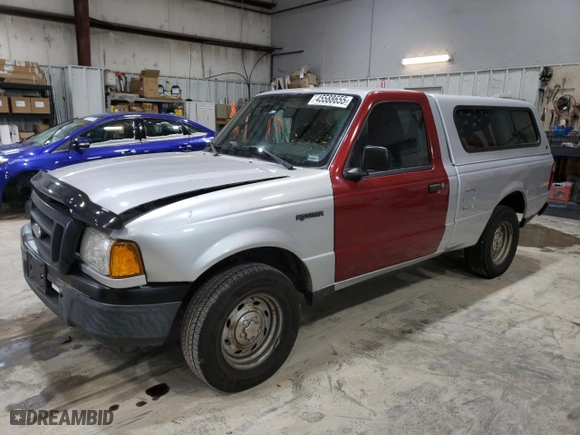 2005 Ford Ranger XL with VIN 1FTYR10D35PA71855, listed as a Copart auction lot 45588655 with 147,895 mi miles and Salvage Title. Bid and sale history available at carsss.com. Image 1.