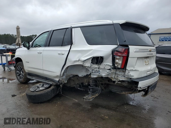 2021 Chevrolet Tahoe LT with VIN 1GNSCNKD5MR402845, listed as a Copart auction lot 43349095 with 68,369 mi miles and Salvage title. Bid and sale history available at DreamBid. Image 2.