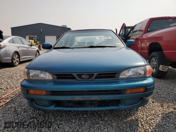 1995 Subaru Impreza with VIN JF1GC6552SH511488, listed as a Copart auction lot 88160855 with 101,767 mi miles and Salvage title. Bid and sale history available at DreamBid. Image 5.